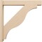 Ekena Millwork 6-in W x 36-in D x 36-in H Funston Block Rough Cedar Woodgrain TimberThane Outlooker, Primed Tan OUTUR060X36X36FST44RCPR - alternate 4